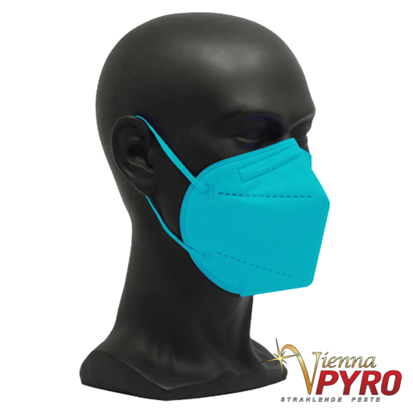 CE zertifizierte Atemschutzmaske FFP2 Türkis