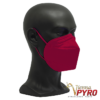 CE zertifizierte Atemschutzmaske FFP2 Weinrot
